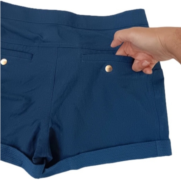 ZYIA Active Outdoor Blue Shorts | EUC | High Rise | Stretch | Belted - Picture 12 of 15